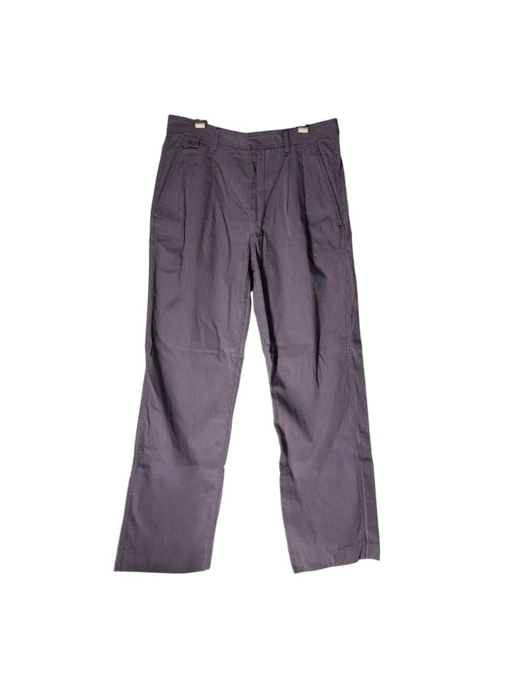 Marc Jacobs Burgundy Pinstriped Pleated Trouser Pants Mens Size 32X34